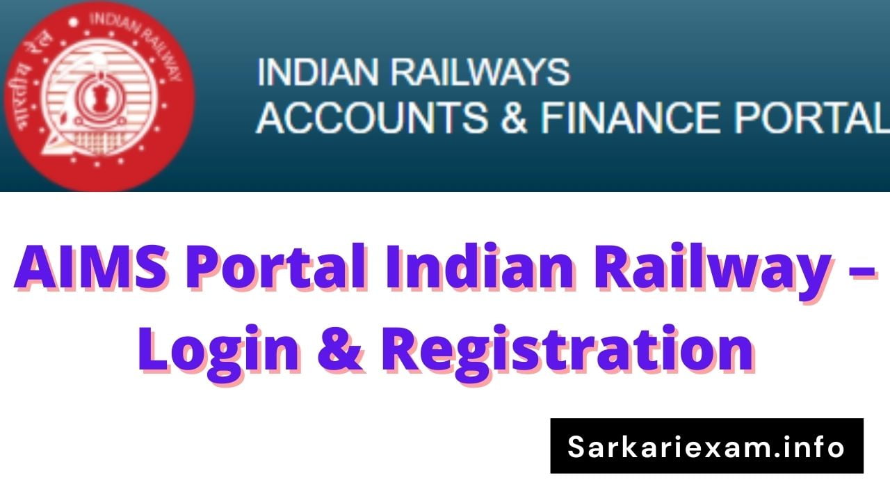 AIMS Portal Indian Railway