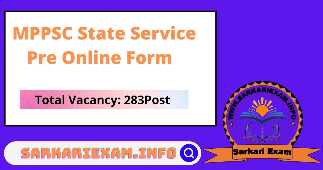 mppsc state service exam