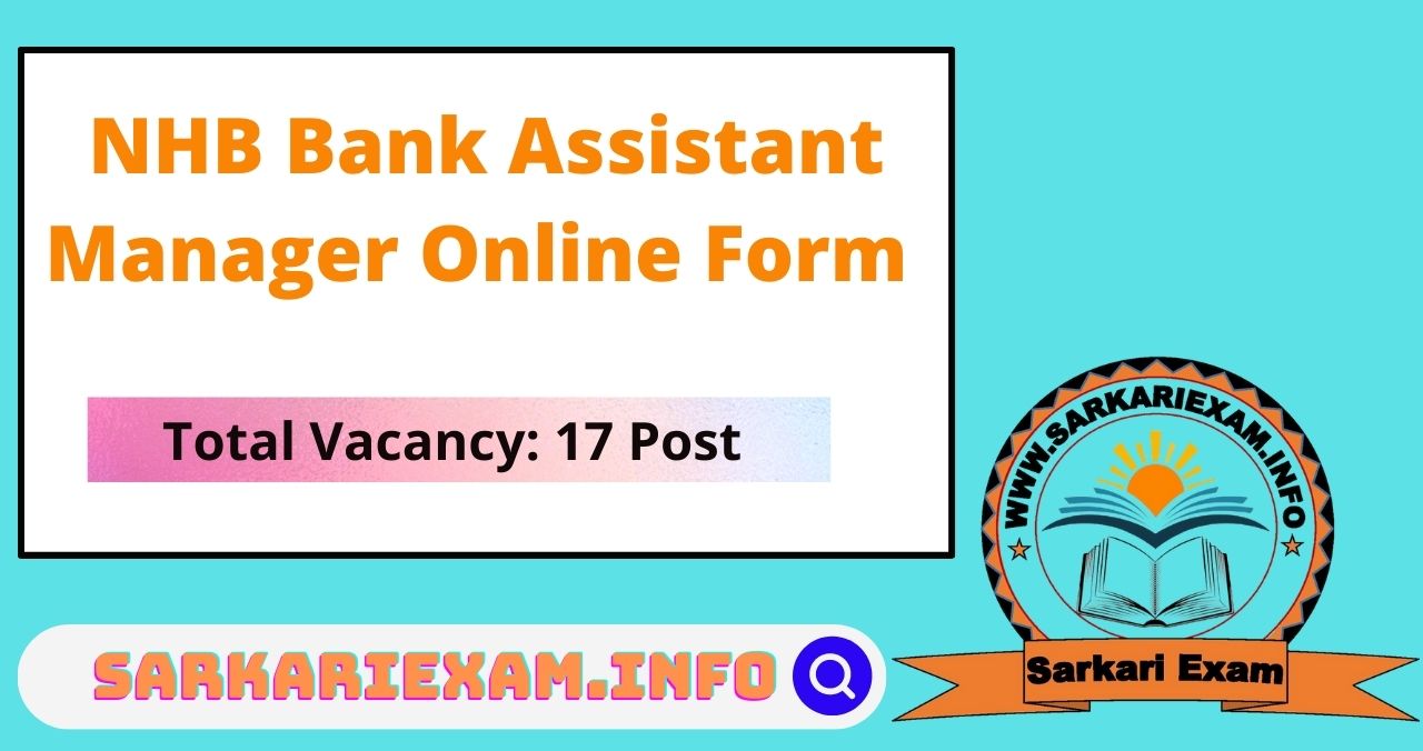 NHB Bank Assistant Manager
