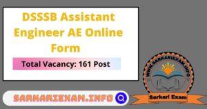 dsssb assistant engineer