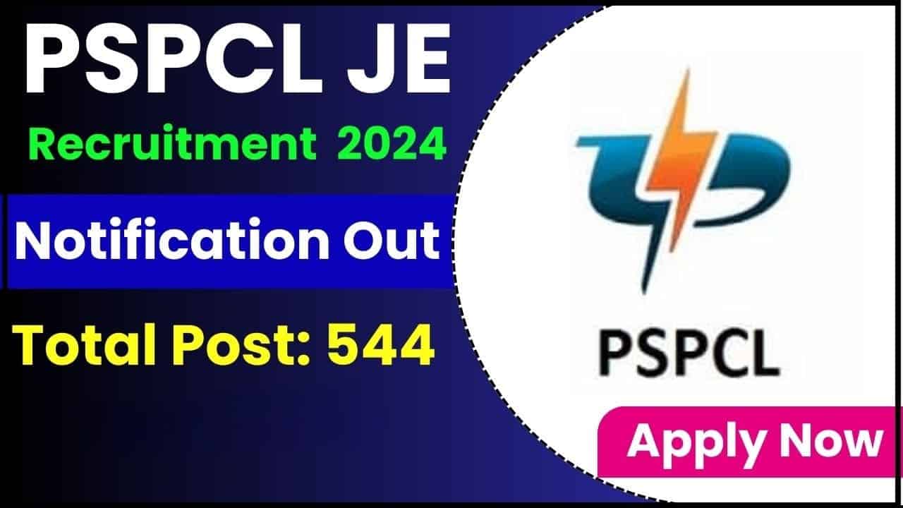 PSPCL JE Recruitment 2024