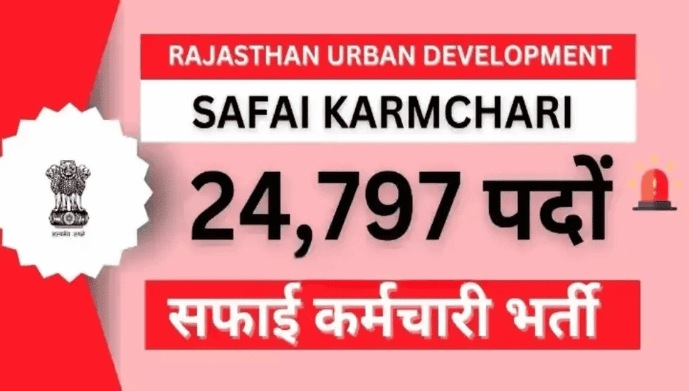 Rajasthan Safai Karamchari Recruitment Online Form 2024