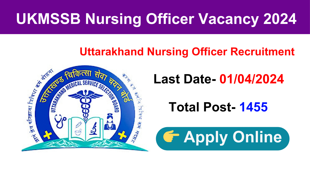 UKMSSB Nursing Officer 2024
