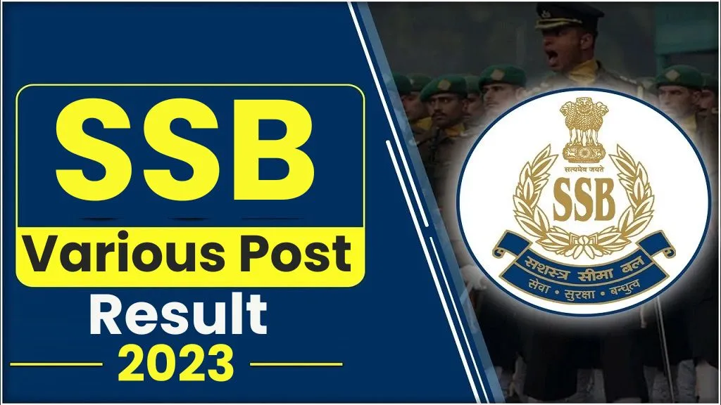 SSB Assistant Commandant Veterinary 2023 Written Result