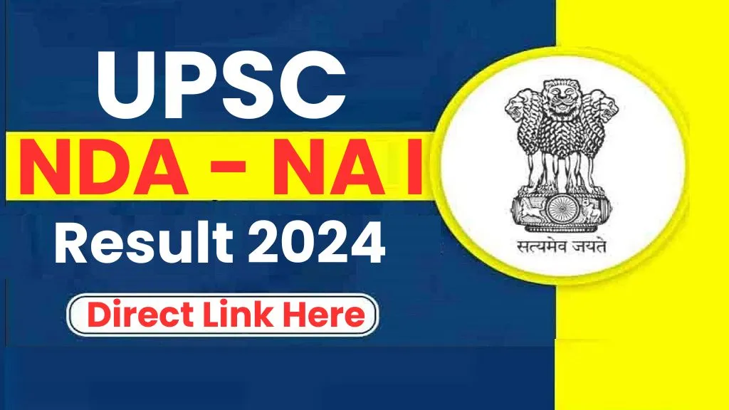 UPSC NDA I Result 2024