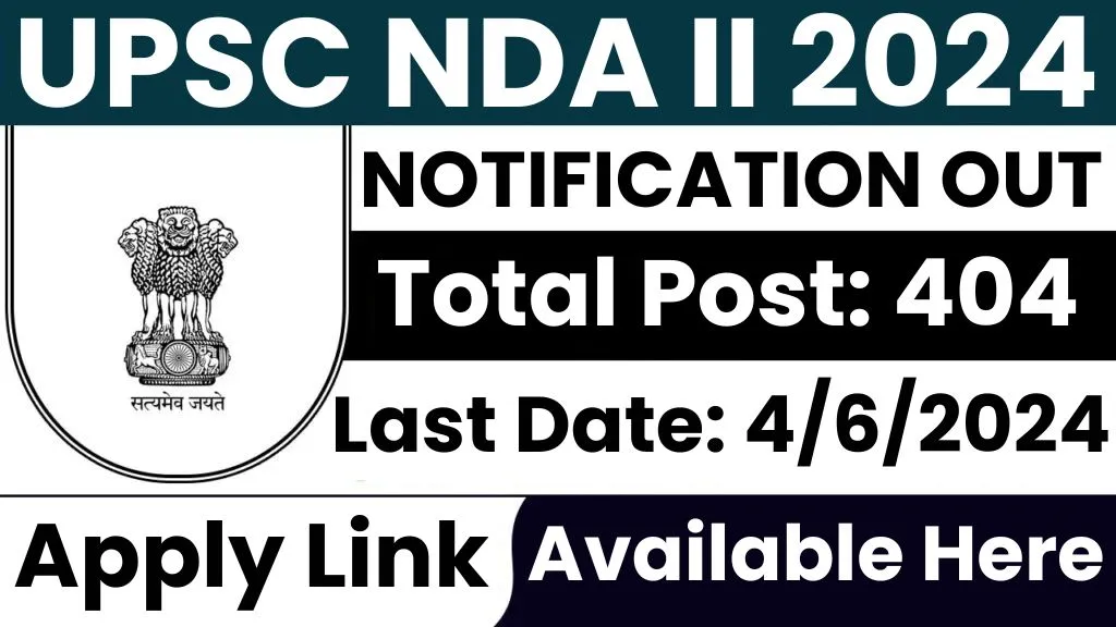 UPSC NDA II Online Form 2024