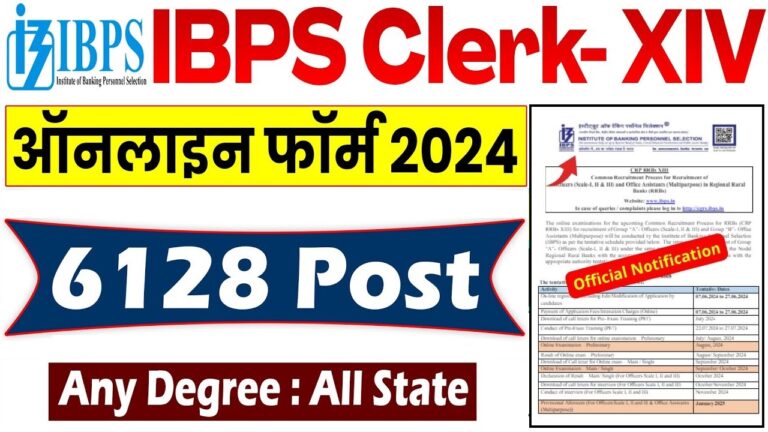 IBPS Clerk XIV Recruitment 2024