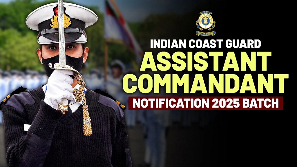 Coast Guard Navik & Yantrik 01/2025 Batch Online Form 2024