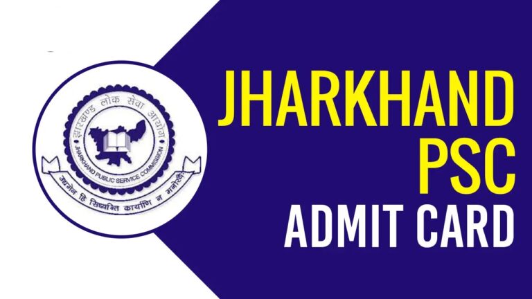 JPSC State Services Mains Admit Card 2024