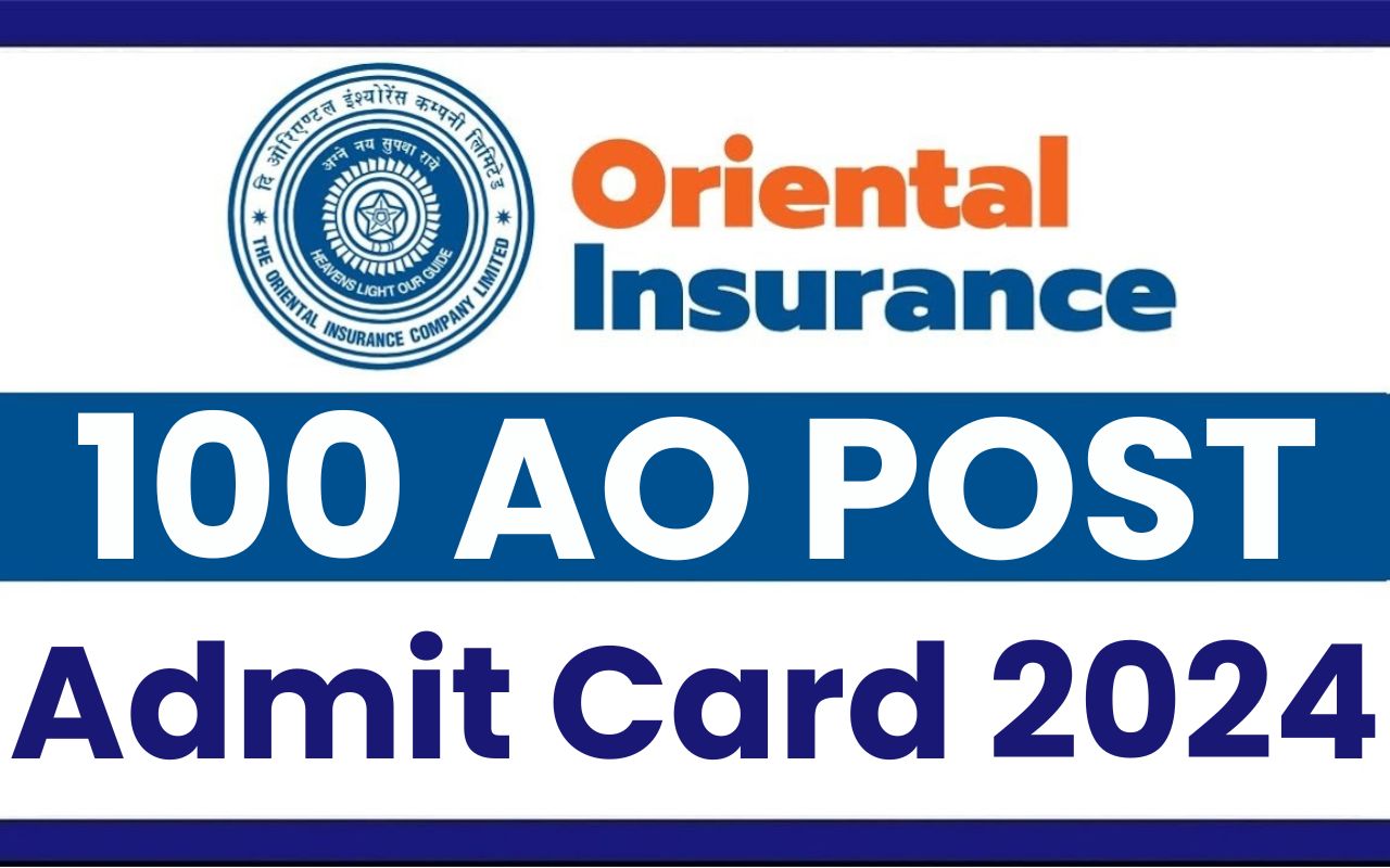 Oriental Insurance OICL AO Phase I Admit Card 2024