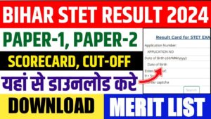 Bihar STET Result 2024