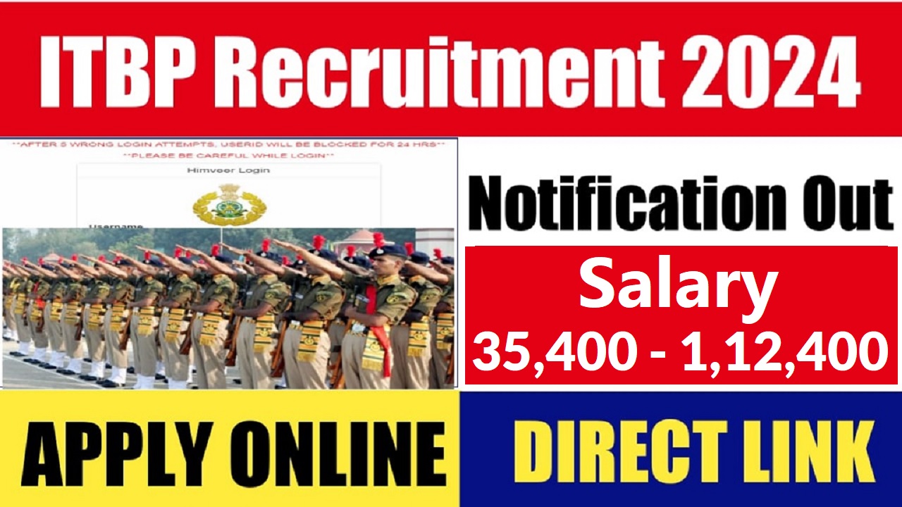 ITBP SI Hindi Translator Online Form 2024