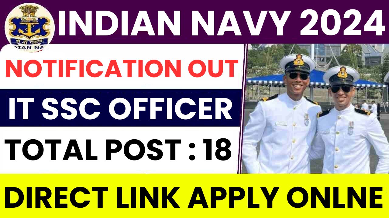 Indian Navy SSC Executive IT Branch 2025 Online Form