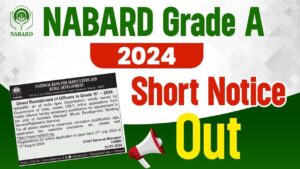 NABARD Grade A Online Form 2024