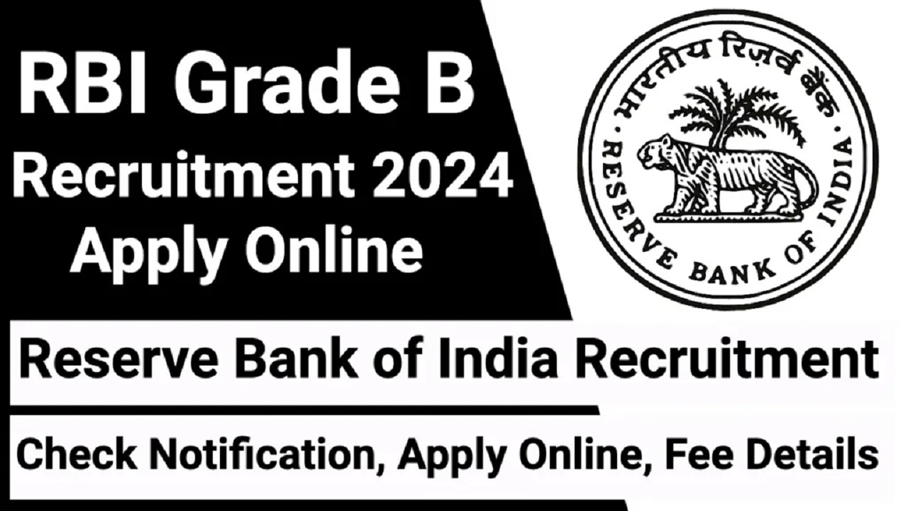 RBI Grade B Online Form 2024