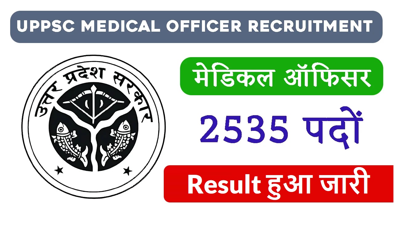 UPPSC Medical Officer Result 2024