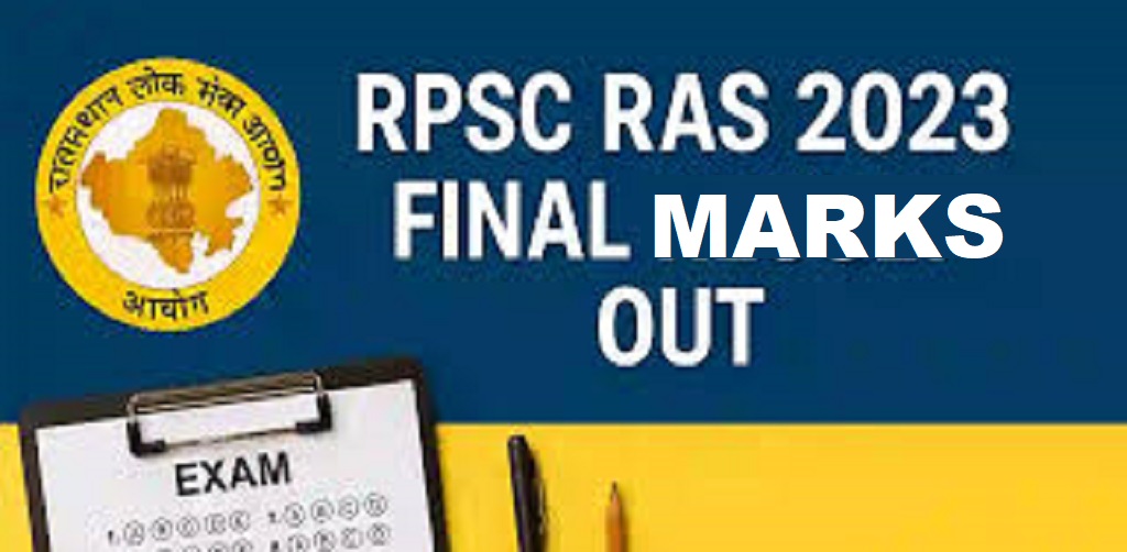 RPSC RAS/ RTS 2023 Final Marks