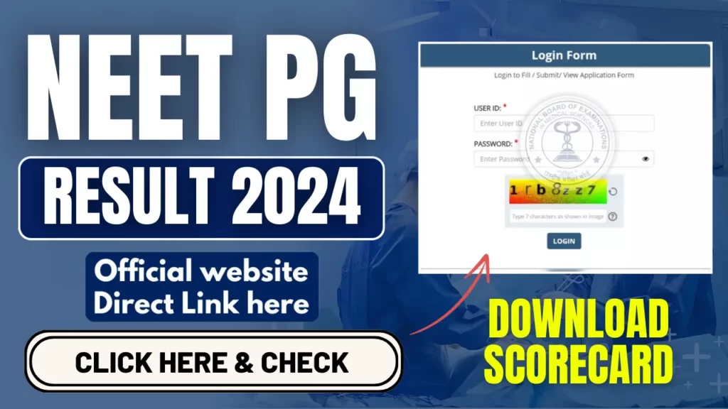 NEET PG Result 2024