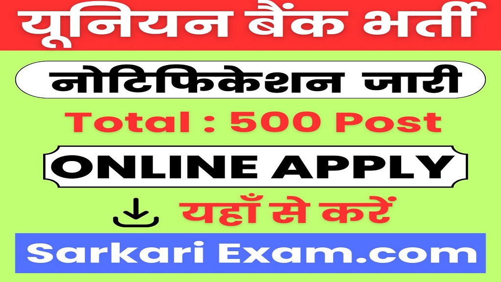 Union Bank of India Apprentice Online Form 2024