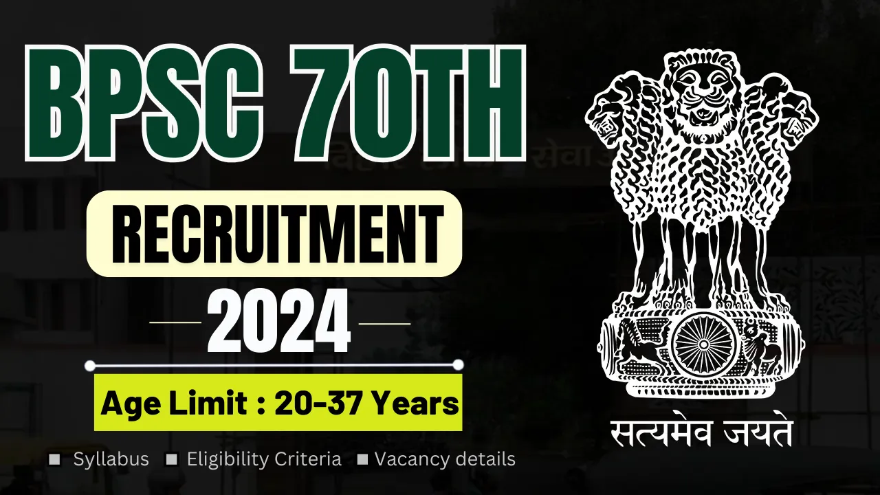 Bihar BPSC 70th CCE Pre Recruitment Online Form 2024 – आवेदन शुरू