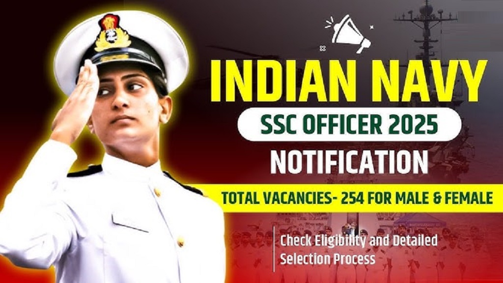 Indian Navy SSC Officers June Online Form 2025
