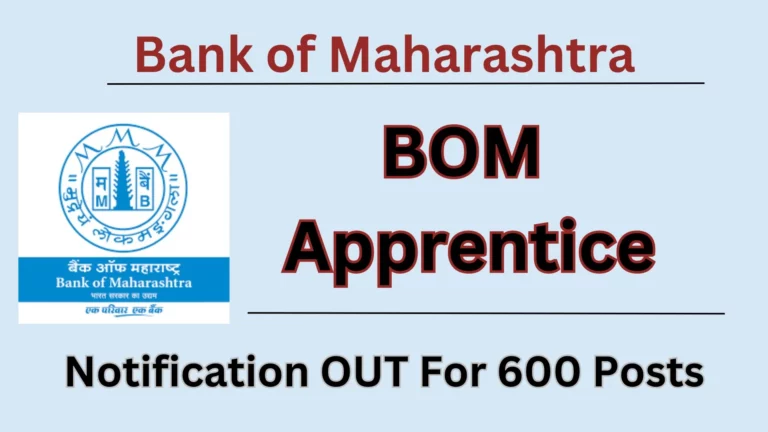 Bank of Maharashtra Apprentice Online Form 2024