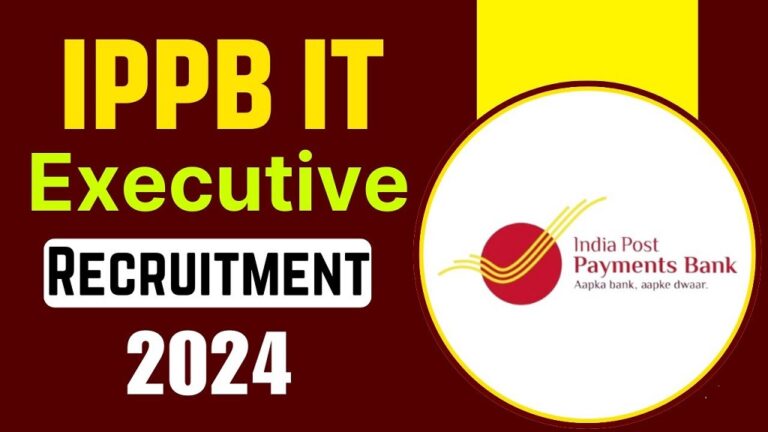 India Post IPPB Executive Online Form 2024