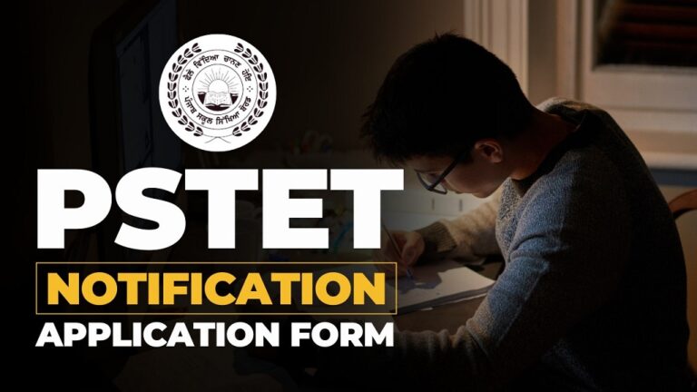 Punjab TET (PSTET) Online Form 2024