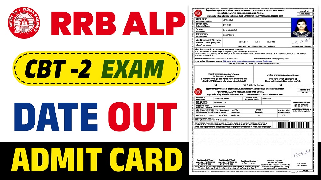 Railway RRB ALP Stage-II Admit Card 2025