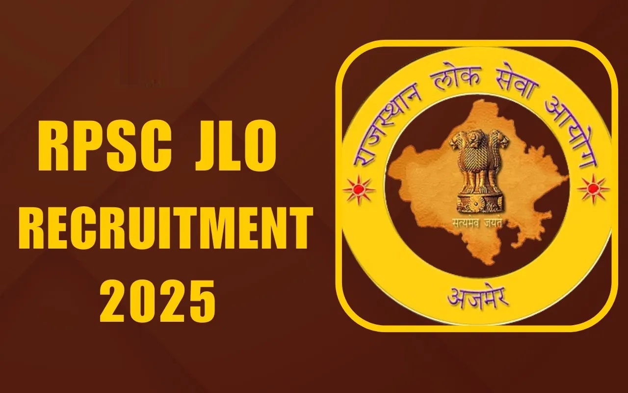 RPSC Junior Legal Officer (JLO) Recruitment 2025