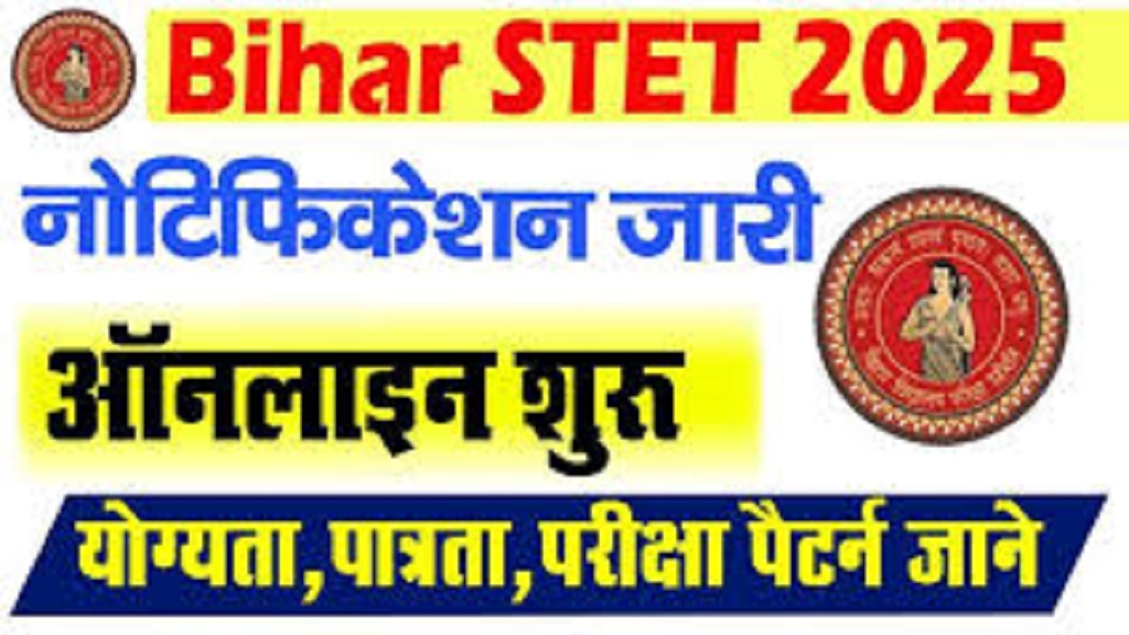 Bihar STET 2025 Online Form